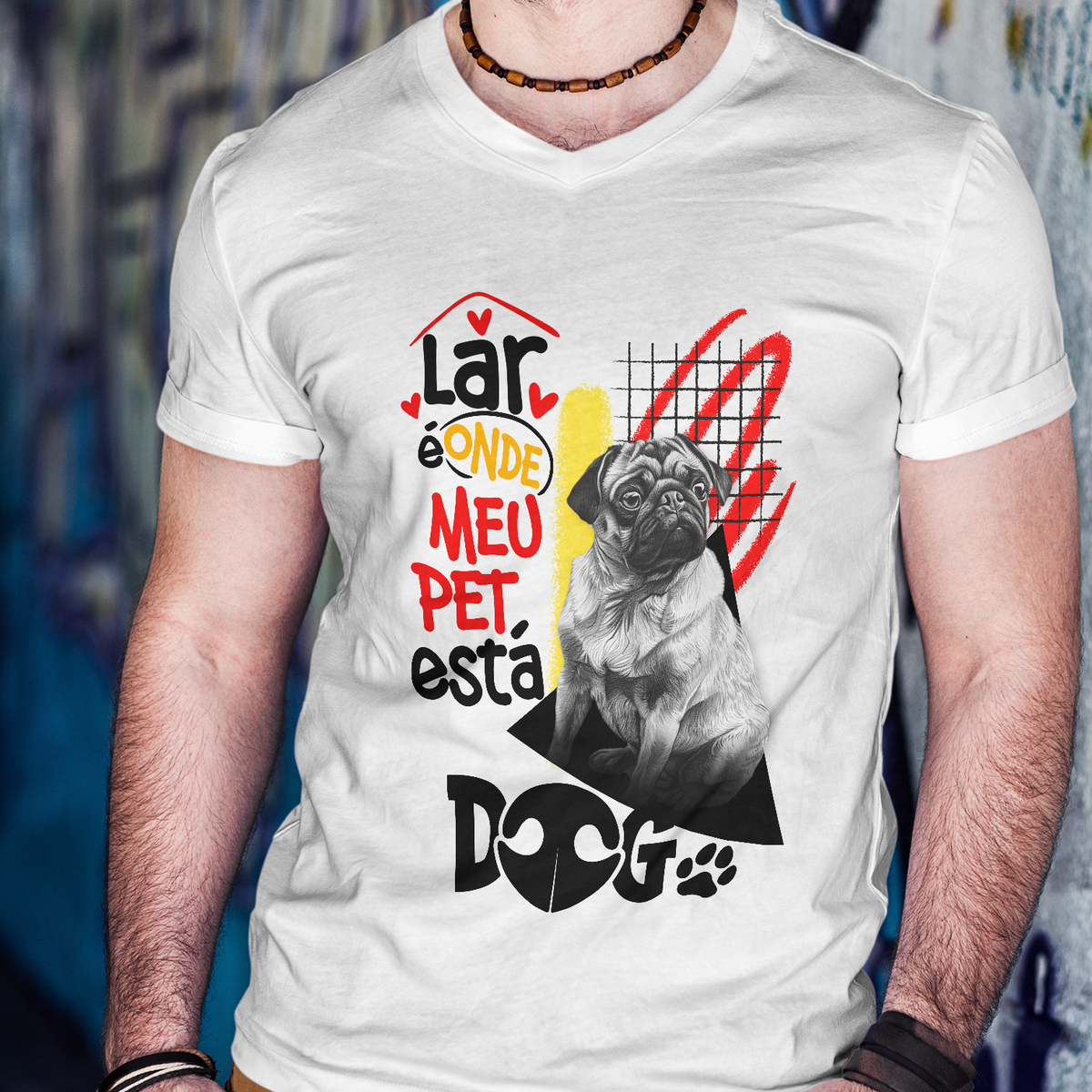 Nome do produto: Camisa Unissex - Moda Meu Pet - Mod 01