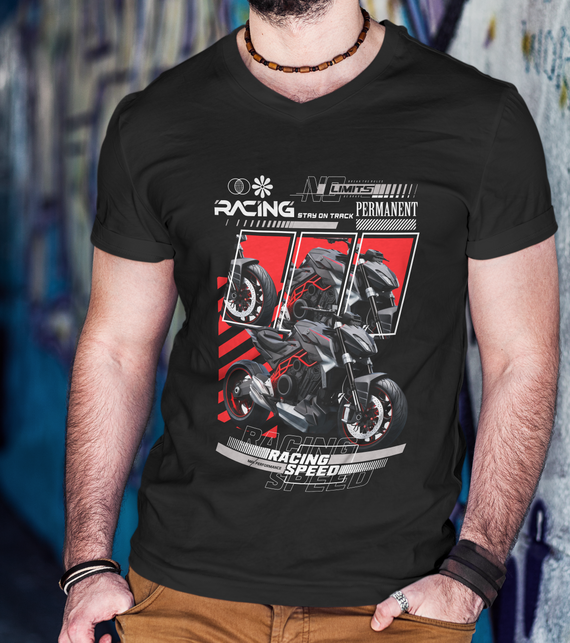 Camisa - Racing sporty motorcycle - Mod 04