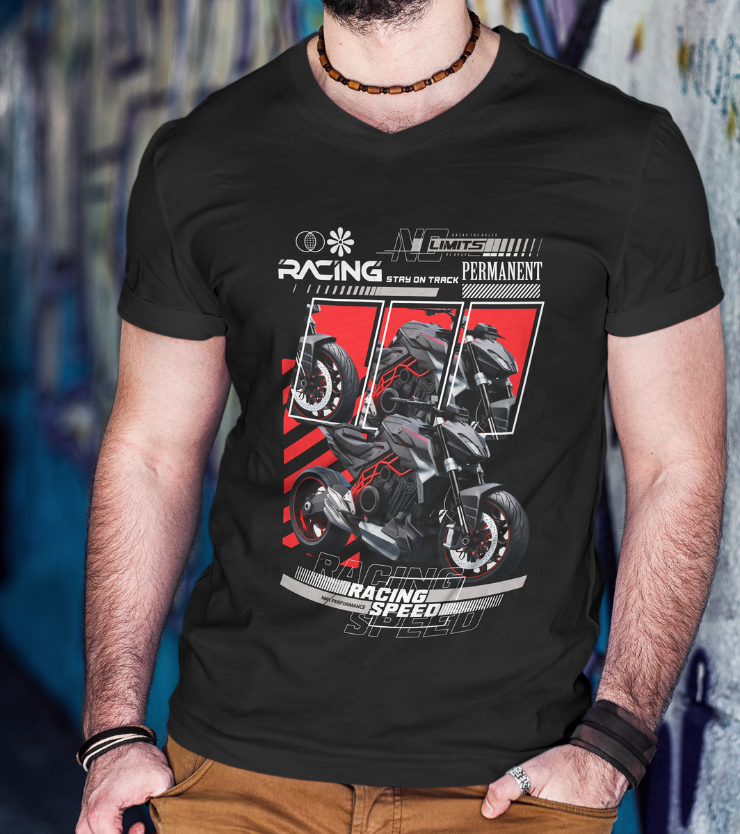 Nome do produto: Camisa - Racing sporty motorcycle - Mod 04