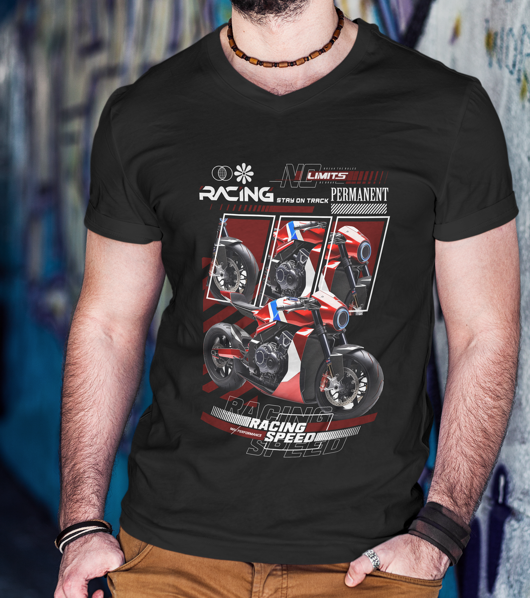 Nome do produto: Camisa - Racing sporty motorcycle - Mod 07