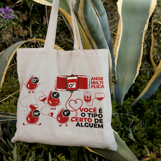 Ecobag - Tema Doação de Sangue - Mod 01