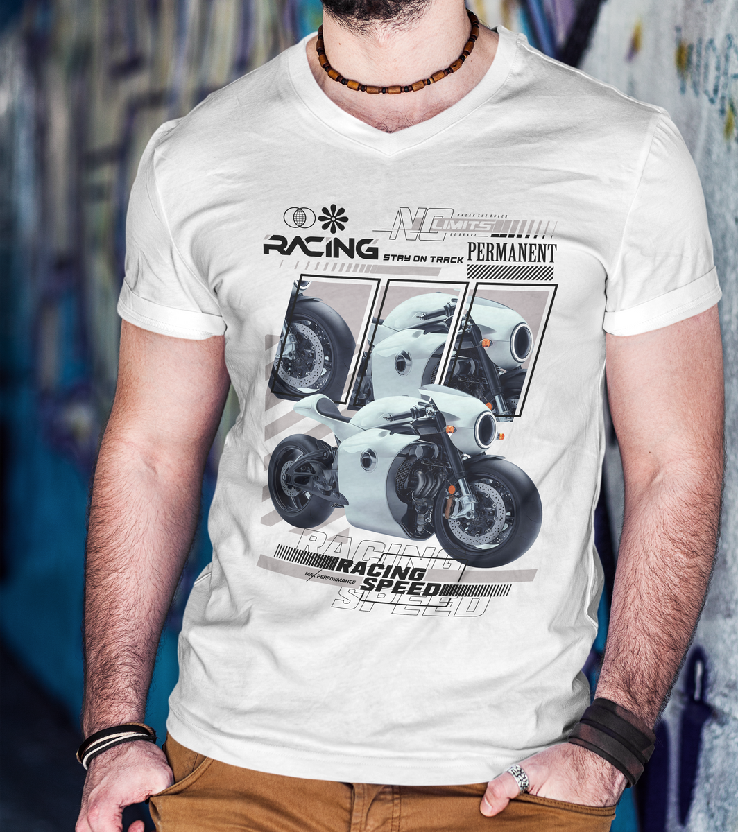 Nome do produto: Camisa - Racing sporty motorcycle - 004