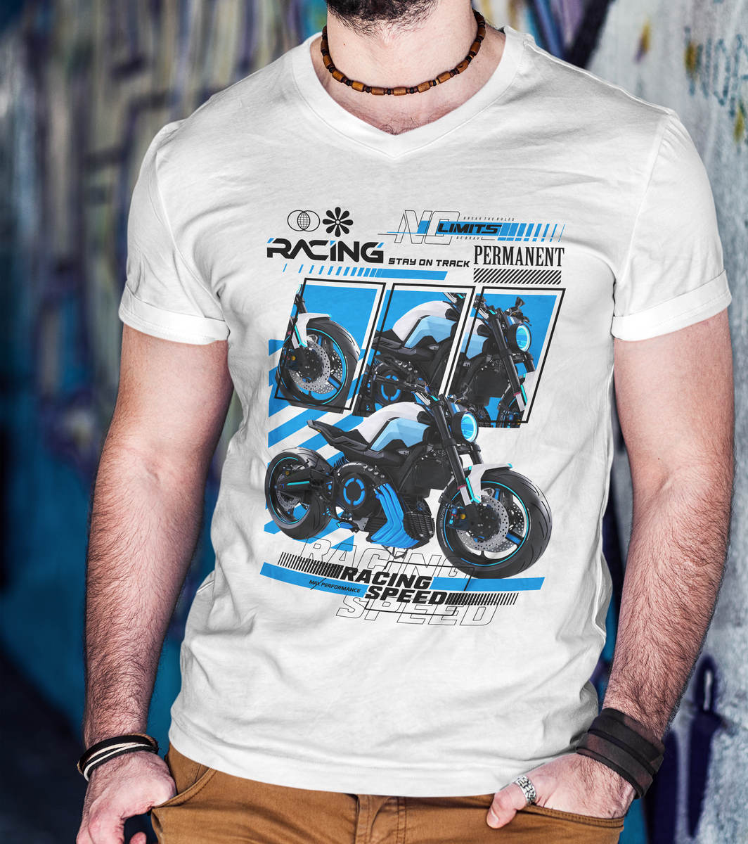 Nome do produto: Camisa - Racing sporty motorcycle - 005