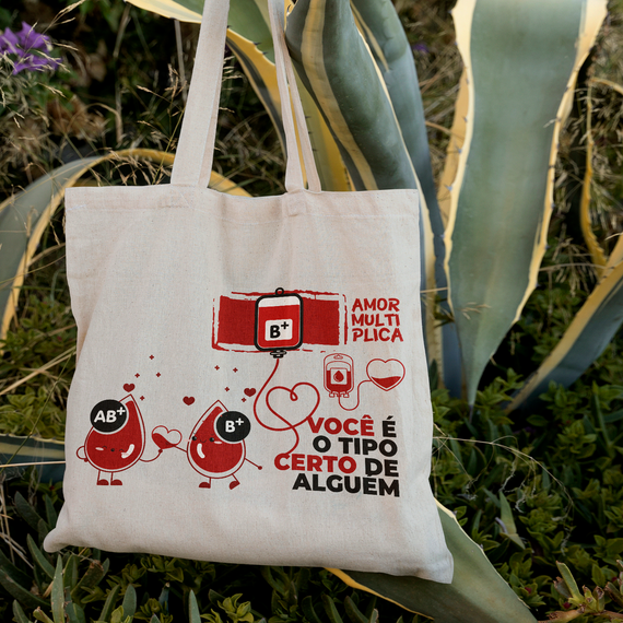 Ecobag - Tema Doação de Sangue - Mod 02