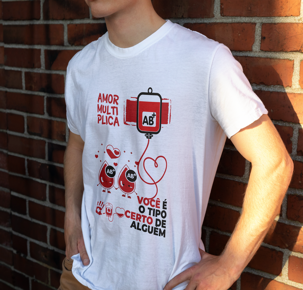 Nome do produto: Camisa Unissex - Doe Sangue - Mod 07