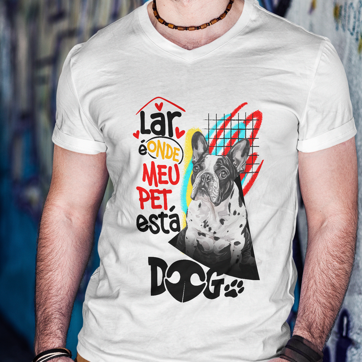 Nome do produto: Camisa Unissex - Moda Meu Pet - Mod 02