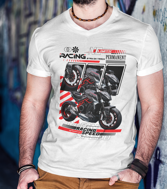 Camisa - Racing sporty motorcycle - 001