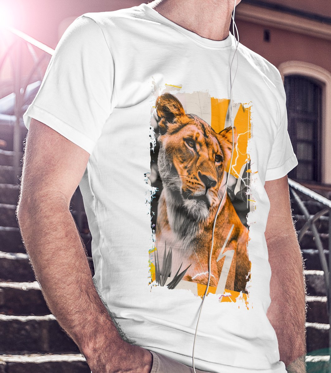 Nome do produto: Camisa estampa - Vida Selvagem - Mod 06