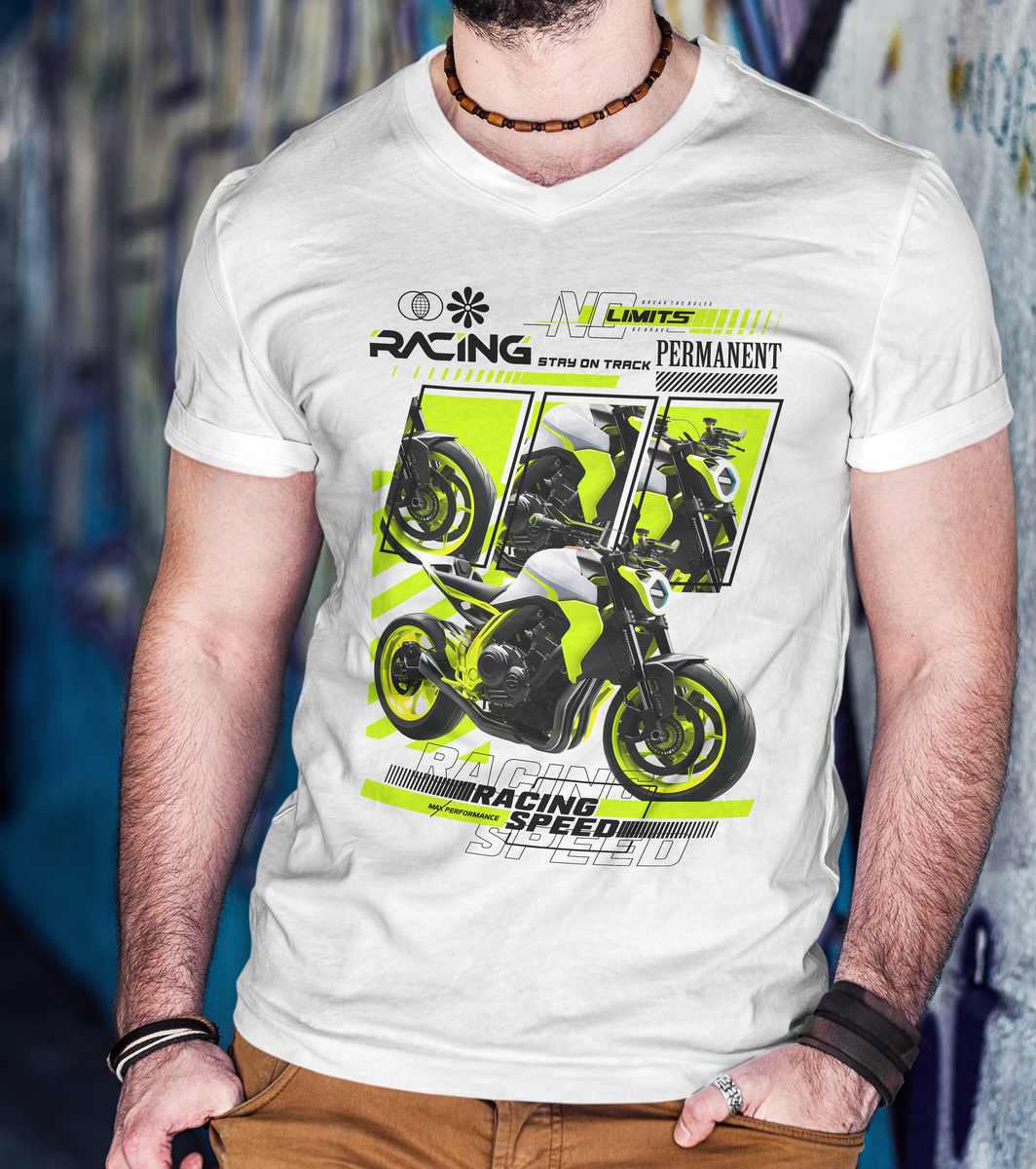 Nome do produto: Camisa - Racing sporty motorcycle - 008