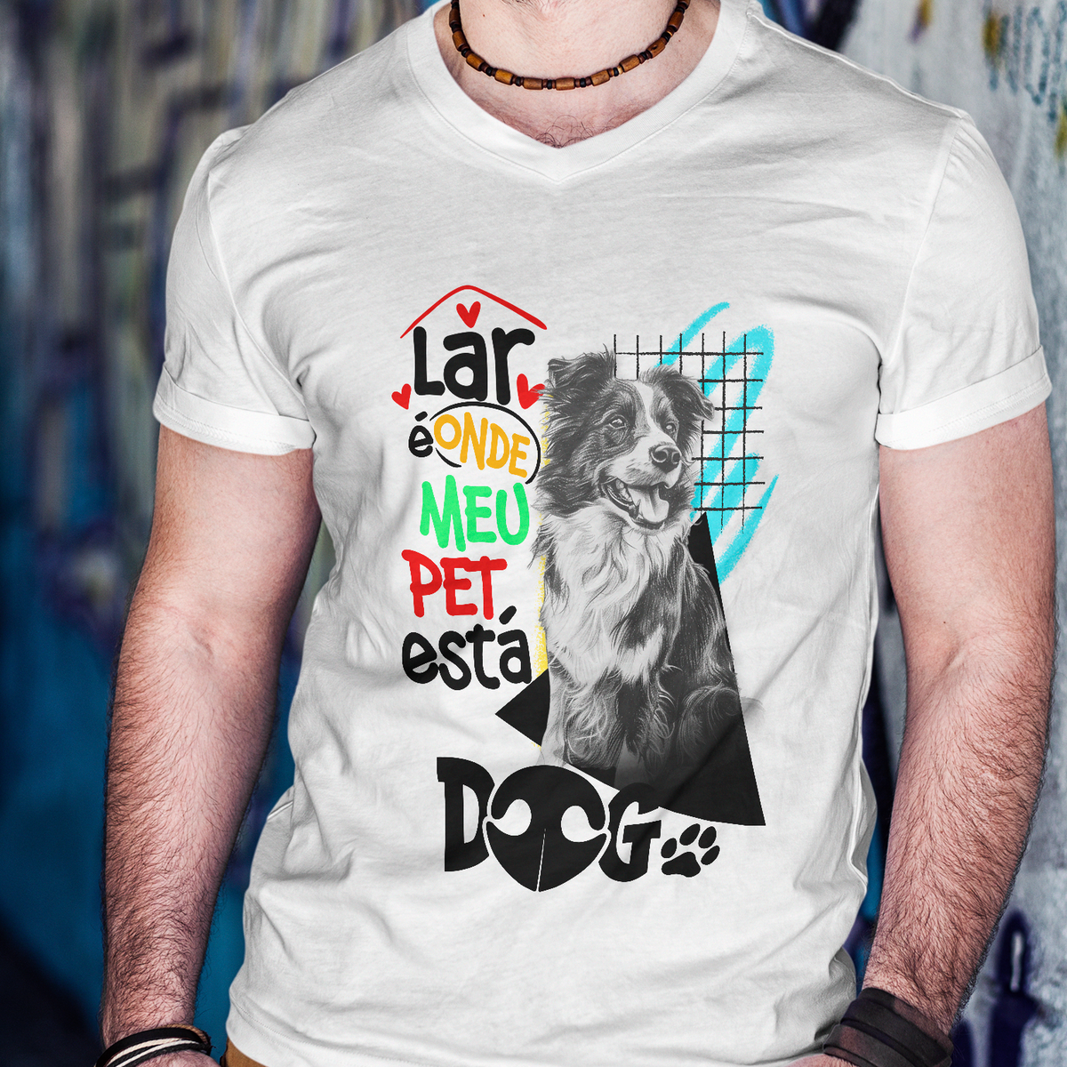 Nome do produto: Camisa Unissex - Moda Meu Pet - Mod 06