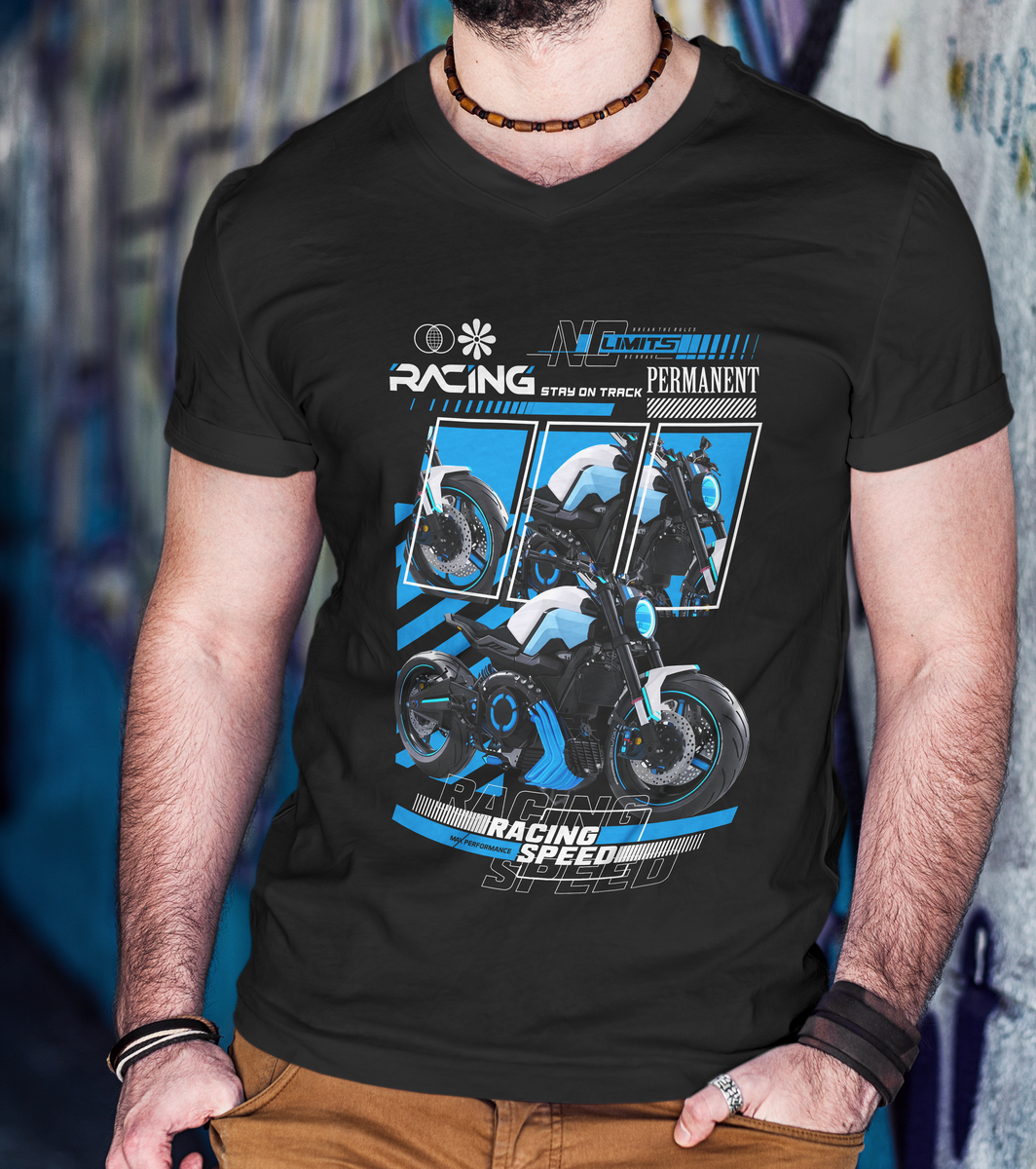 Nome do produto: Camisa - Racing sporty motorcycle - Mod 08