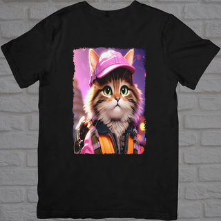 Camiseta Classic Vivax - Cat in cap