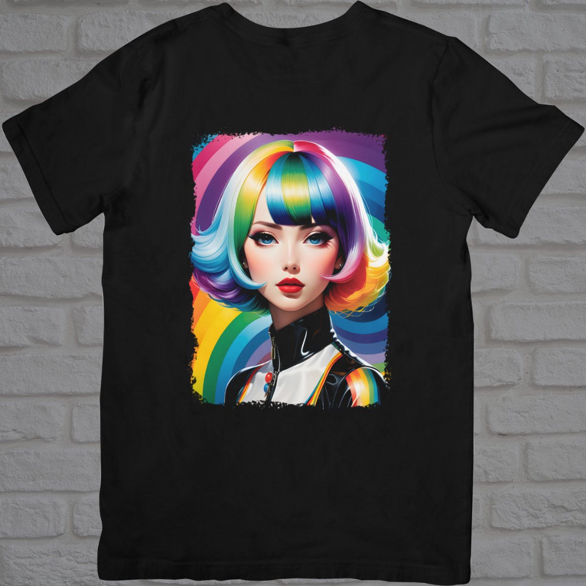Nome do produto: Camiseta Classic Vivax - Rainbow Girl