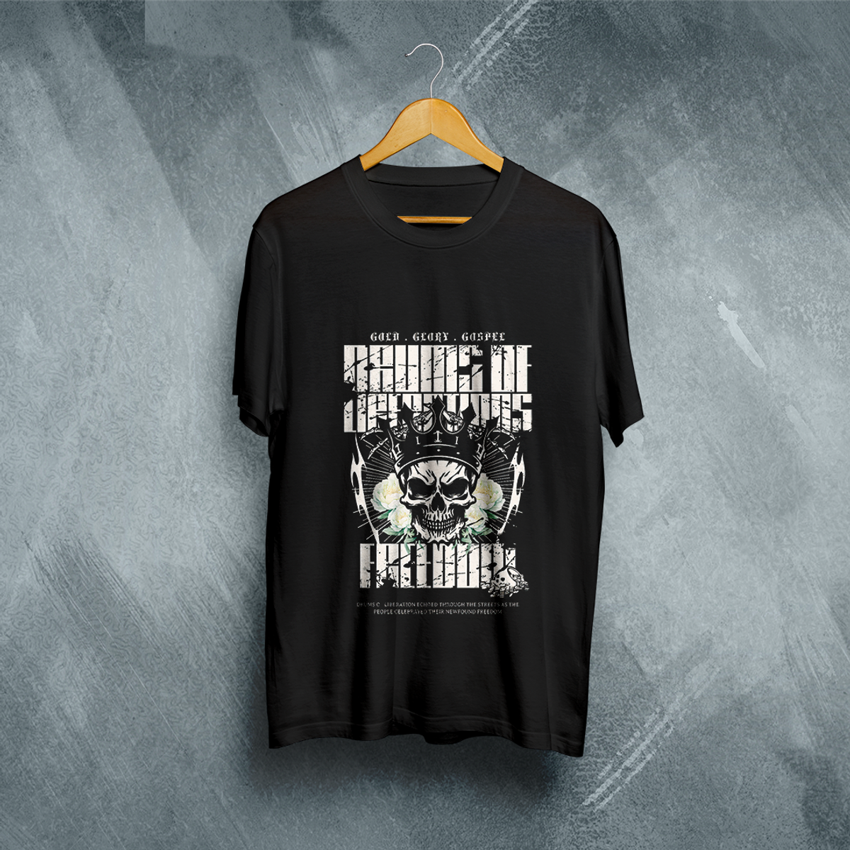 Nome do produto: Camiseta Plus Size Vivax - Drums of Libertations