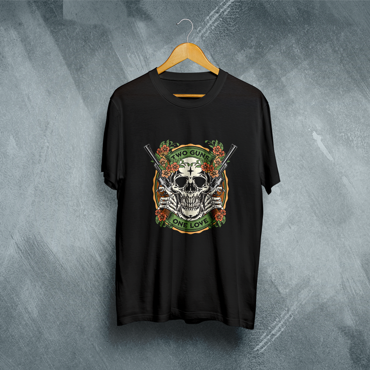 Nome do produto: Camiseta Plus Size Vivax - Skull Guns