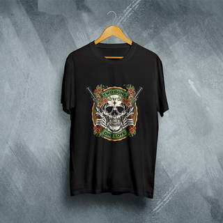 Camiseta Plus Size Vivax - Skull Guns