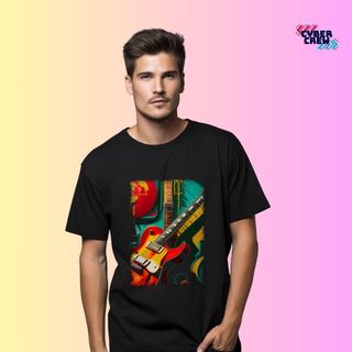 Camiseta Cyber Guitarra