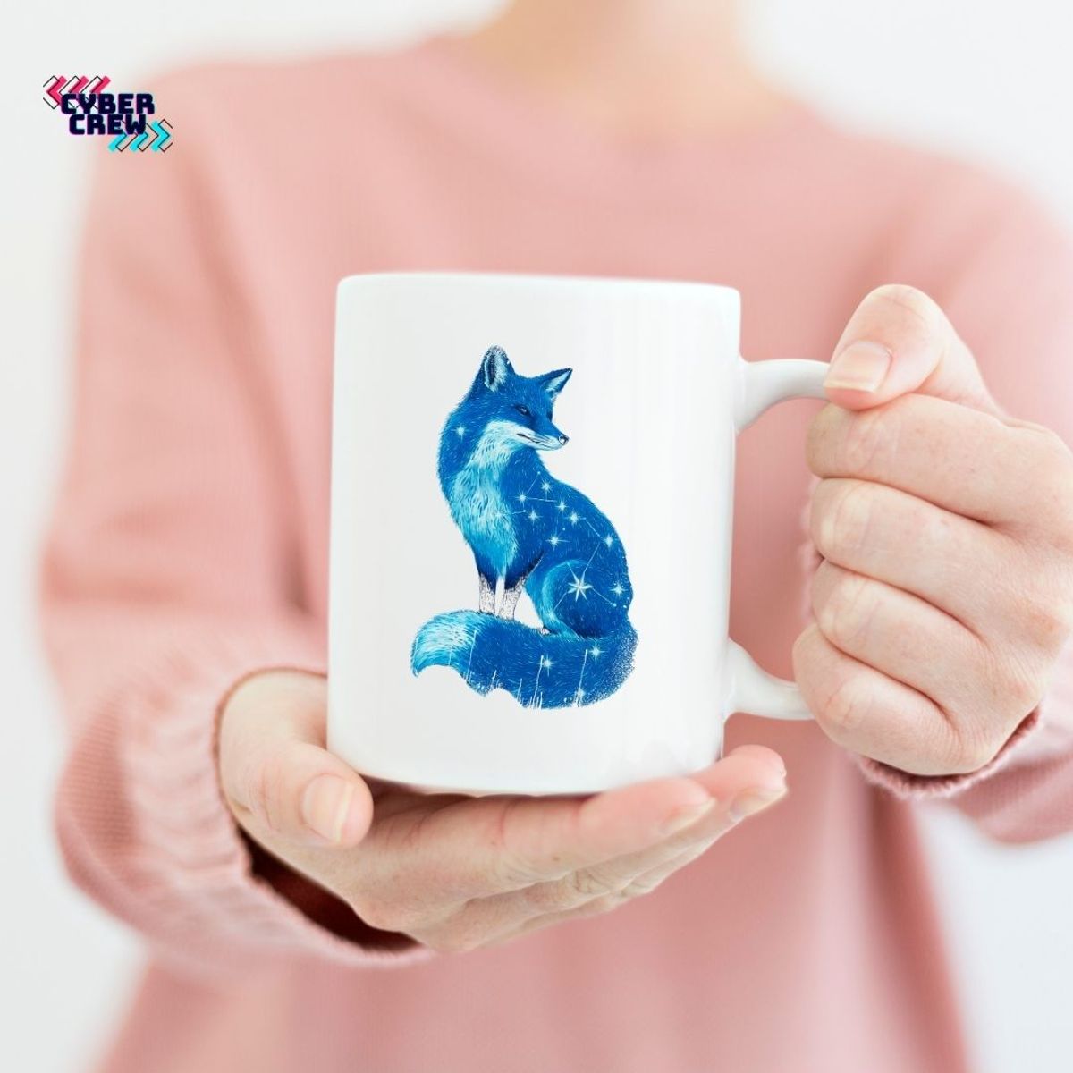 Nome do produto: Caneca Raposa Azul