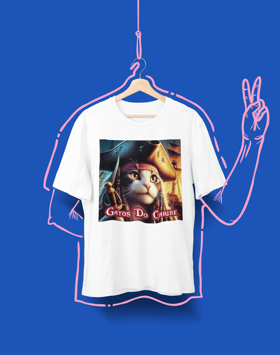 Nome do produto: Camiseta Unissex - Gatos do Caribe