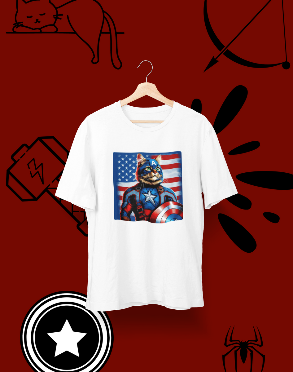 Nome do produto: Camiseta Unissex - Gatão América