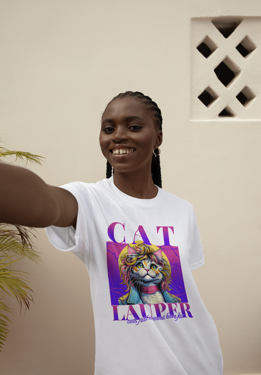 Nome do produto: Camiseta Unissex - Cat Lauper 