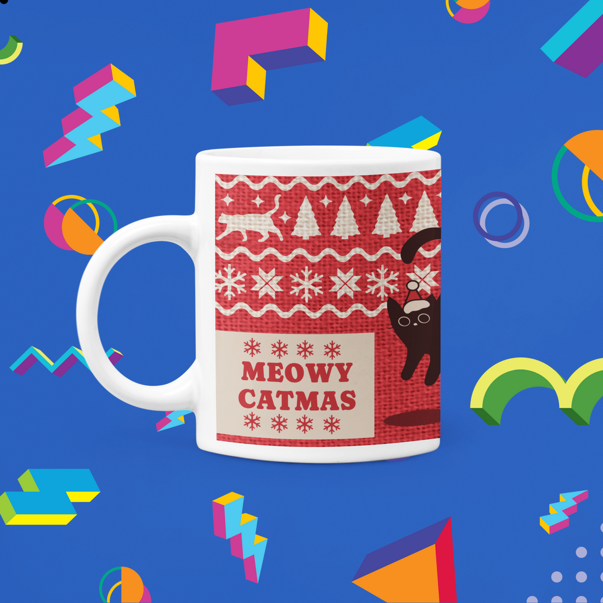 Nome do produto: Caneca - Meowy Catmas 