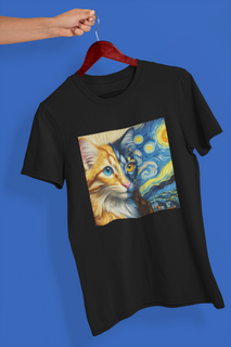 Nome do produtoCamiseta Unissex - Gato Van Gogh