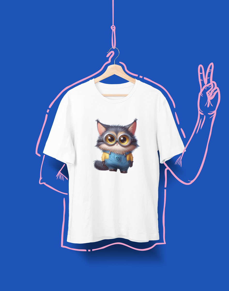 Nome do produto: Camiseta Unissex - Gato Minion