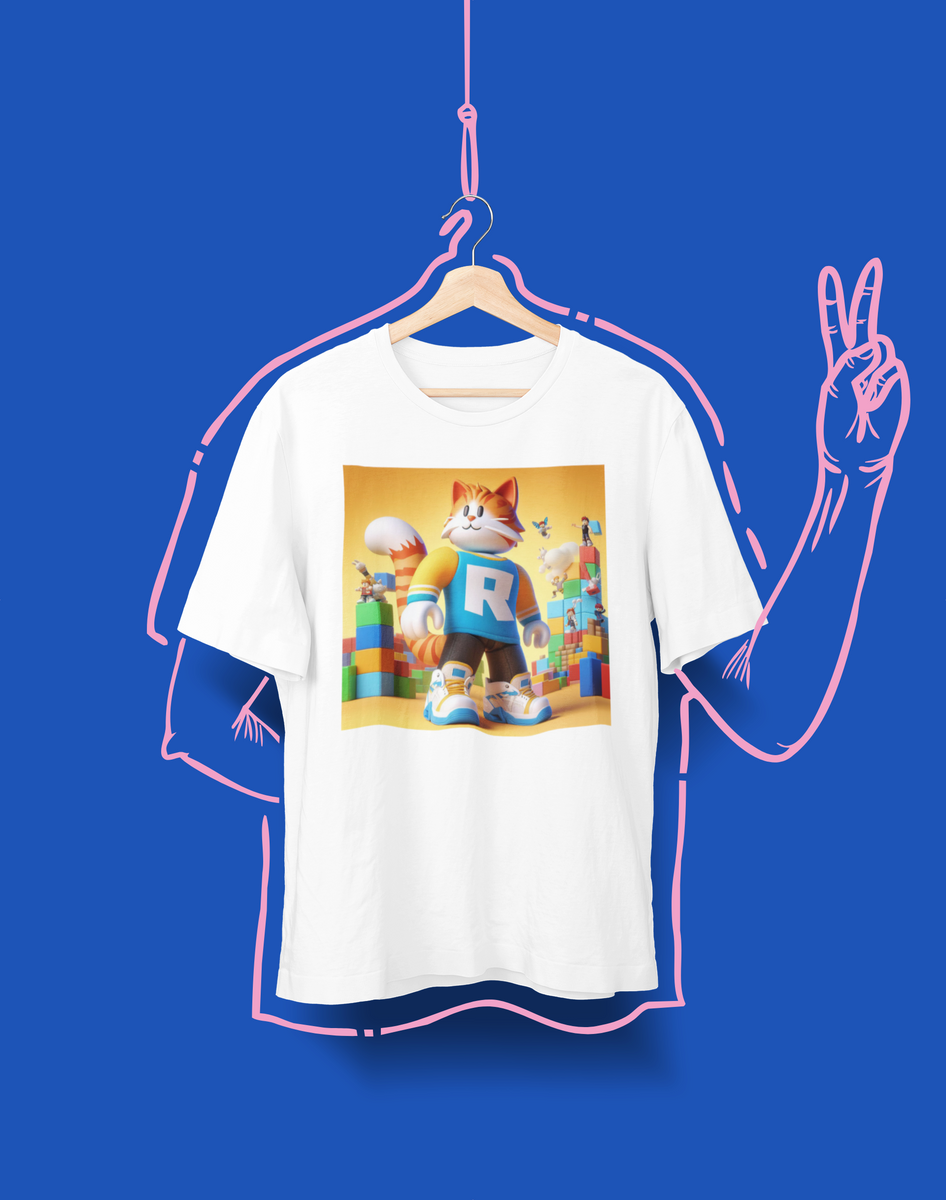 Nome do produto: Camiseta Unissex - Gato Roblox