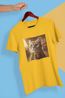 Nome do produtoCamiseta Unissex - Gato Potter Lufa-Lufa