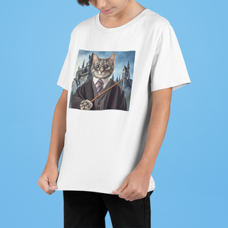 Nome do produtoCamiseta Infantil - Gato Potter