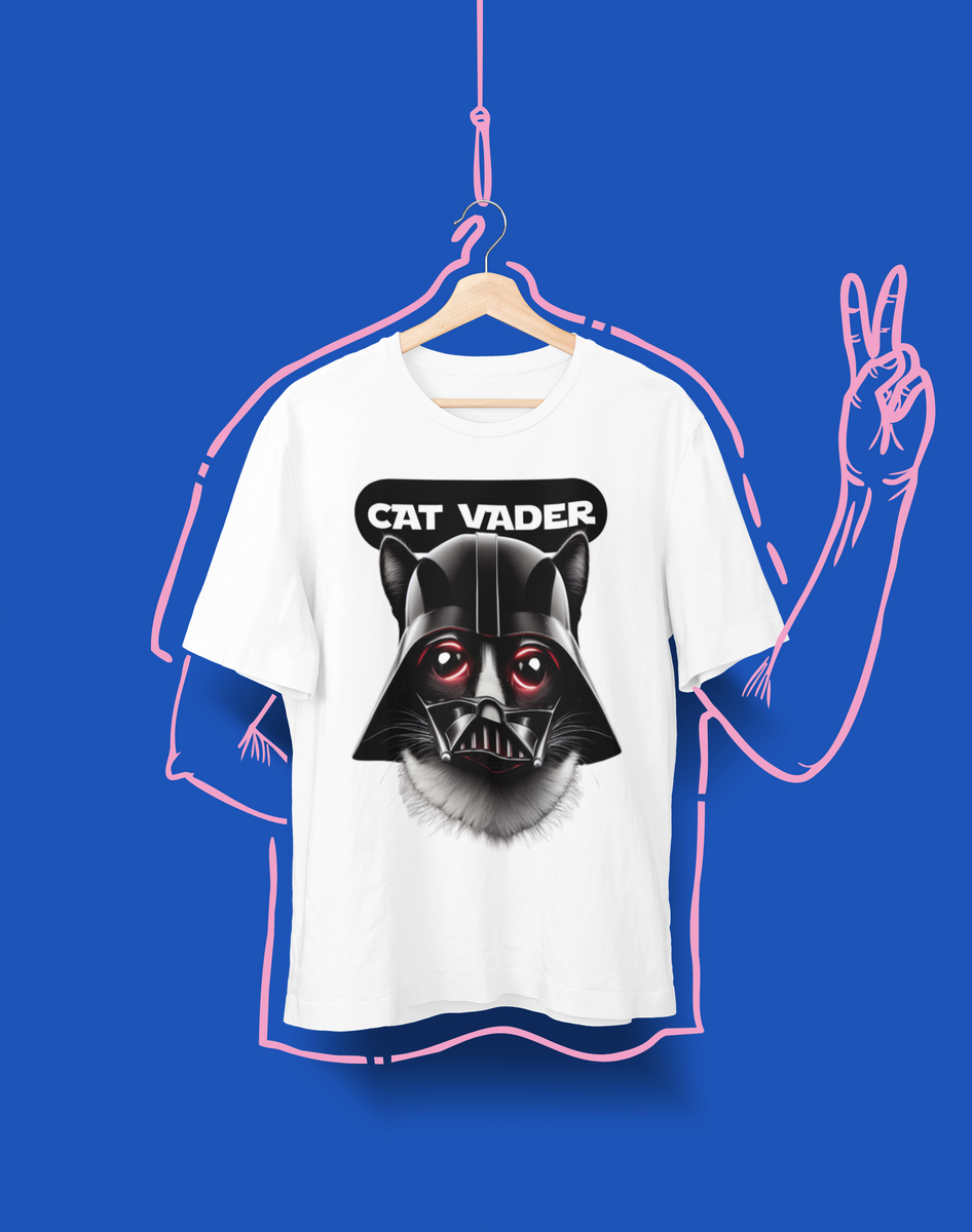 Nome do produto: Camiseta Unissex - Cat Vader