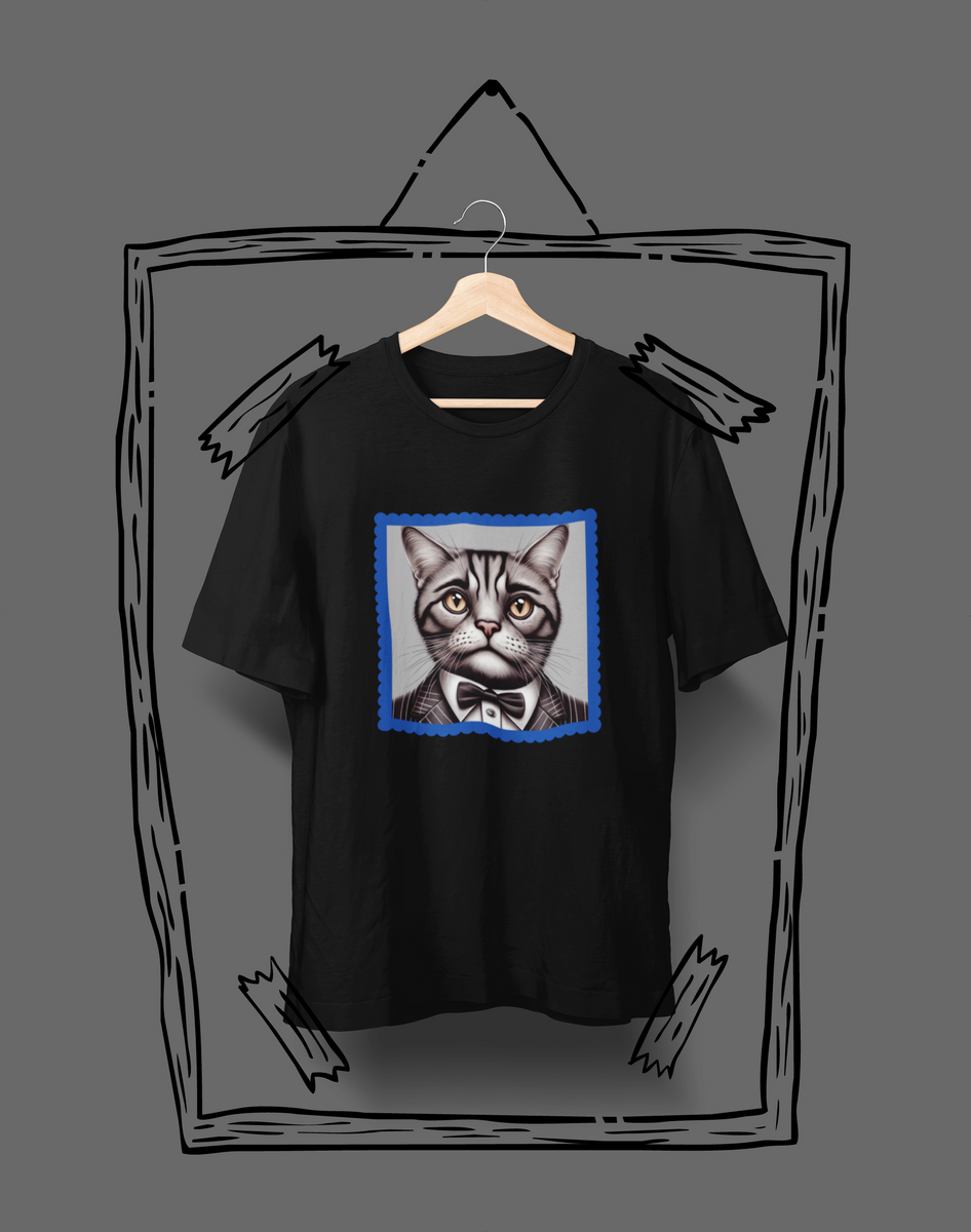 Nome do produto: Camiseta Unissex - Tropeço Cat