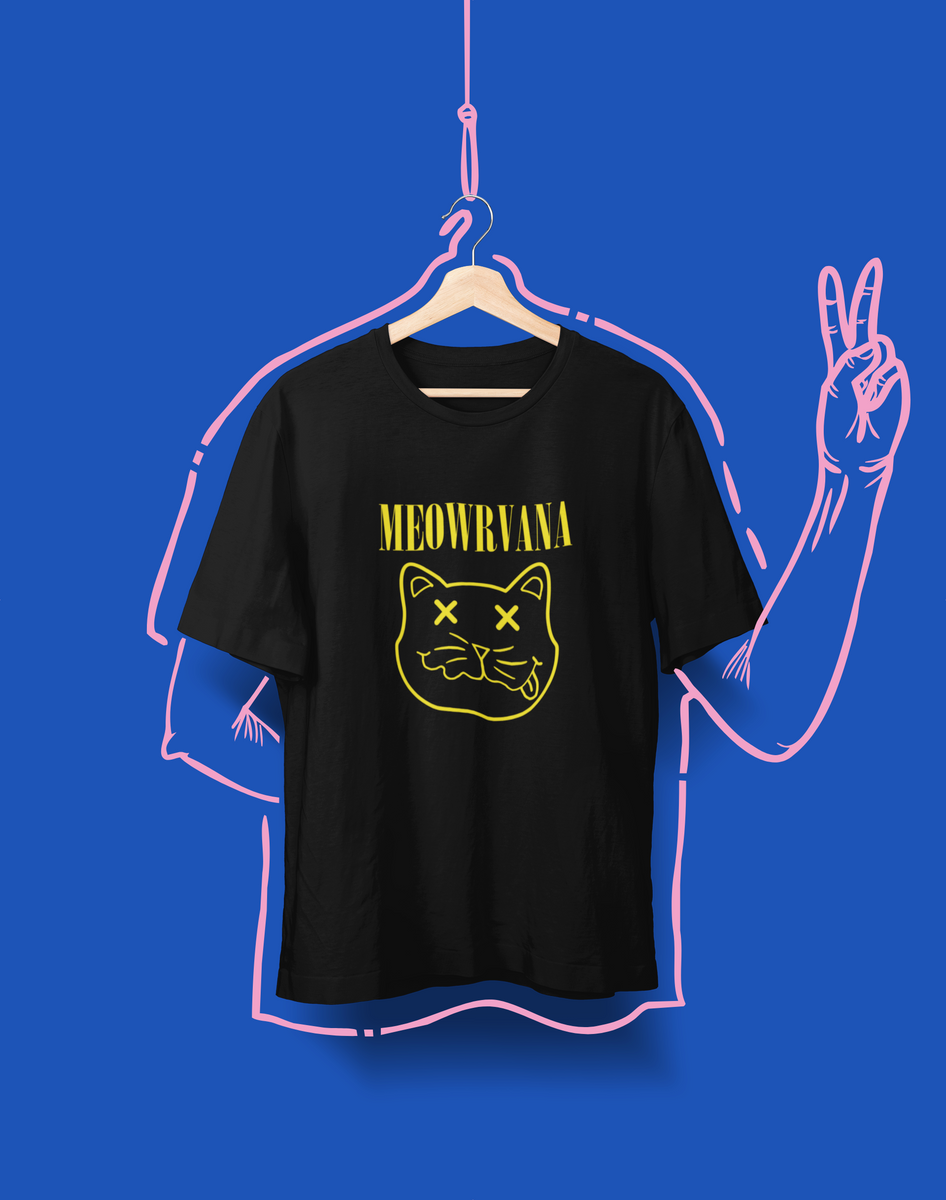 Nome do produto: Camiseta Unissex - Meowrvana