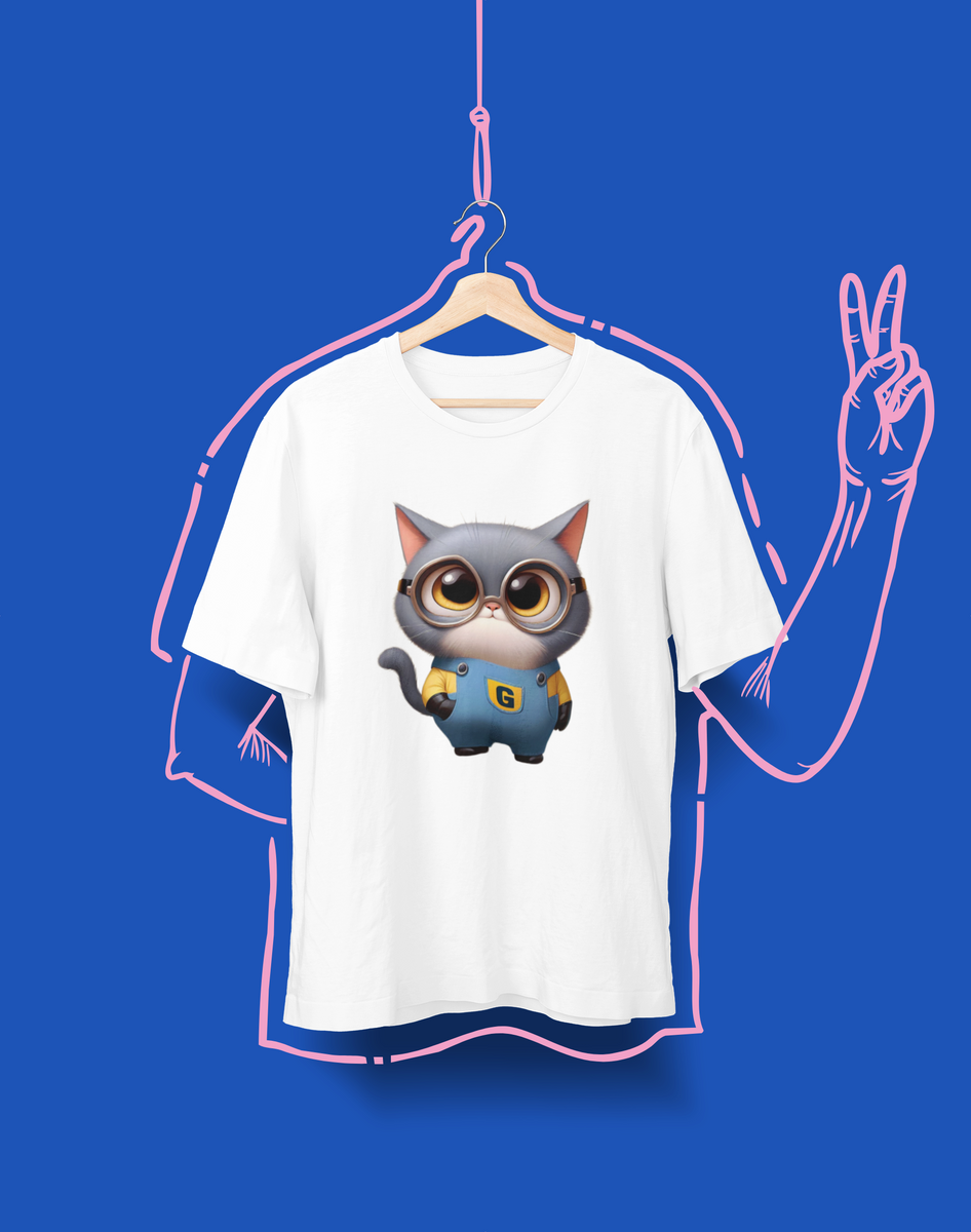Nome do produto: Camiseta Unissex - Gato Minion