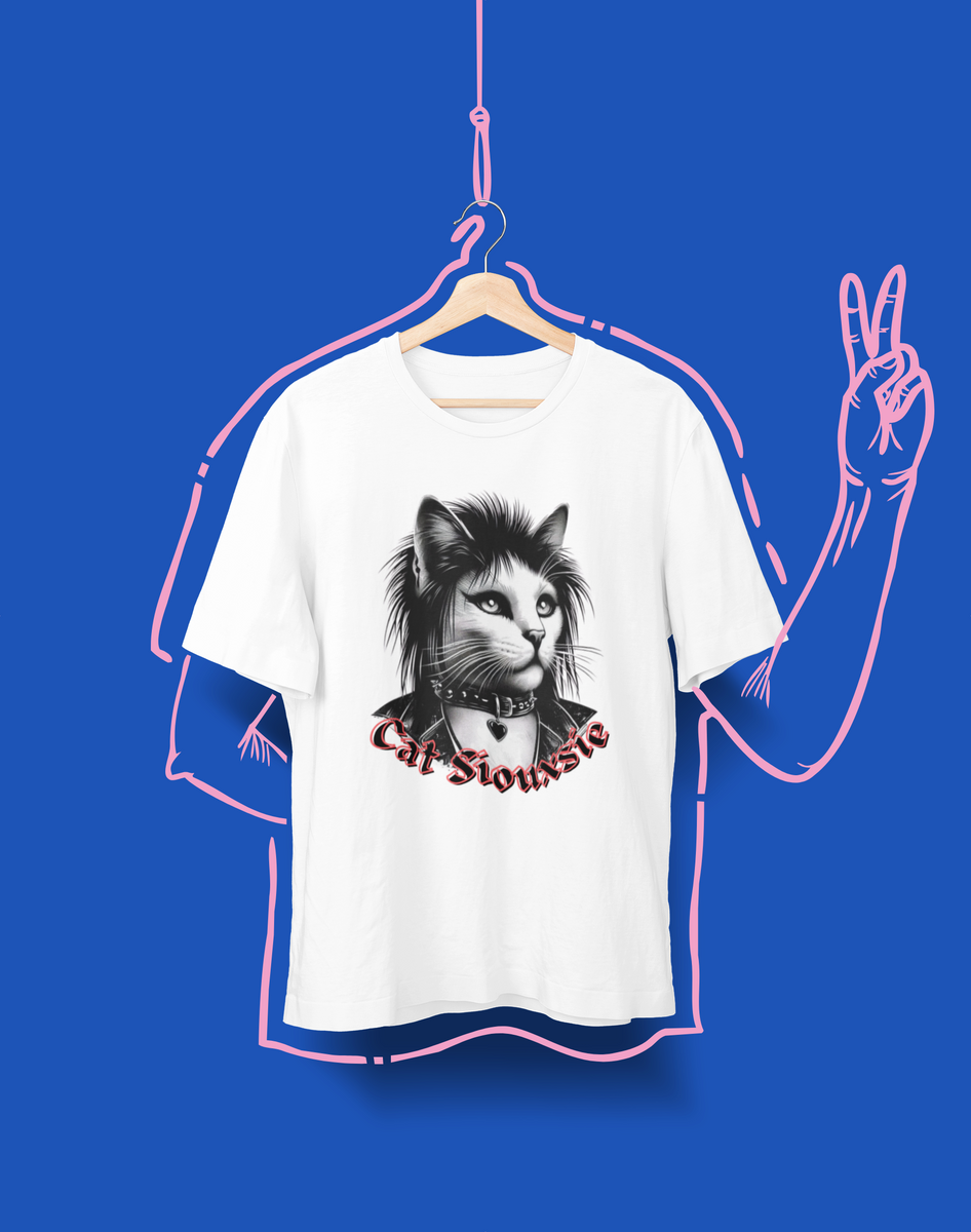 Nome do produto: Camiseta Unissex - Cat Siouxsie