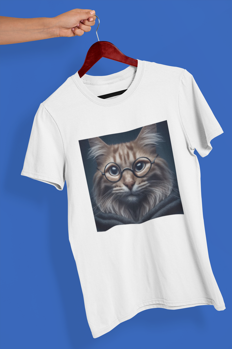 Nome do produto: Camiseta Unissex - Gato PeB