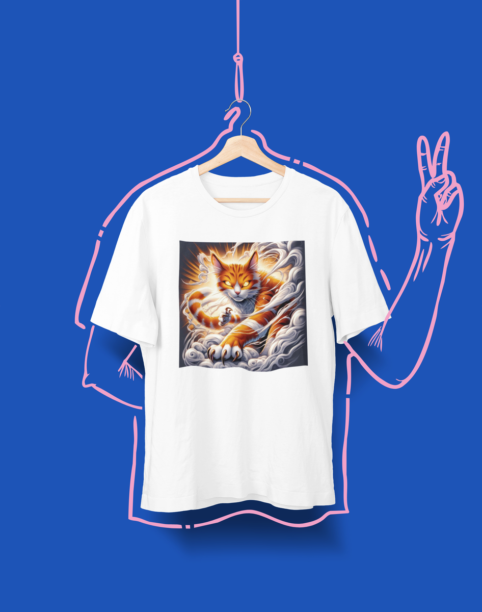 Nome do produto: Camiseta Unissex - Gato Naruto