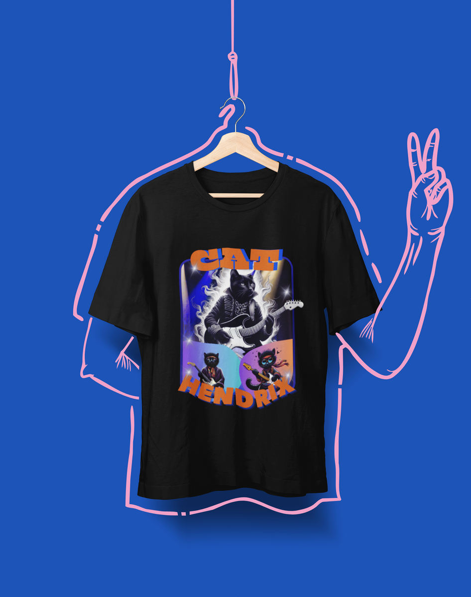 Nome do produto: Camiseta Unissex - Cat Hendrix