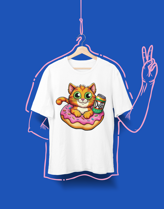 Camiseta Unissex - Gato Simpsons
