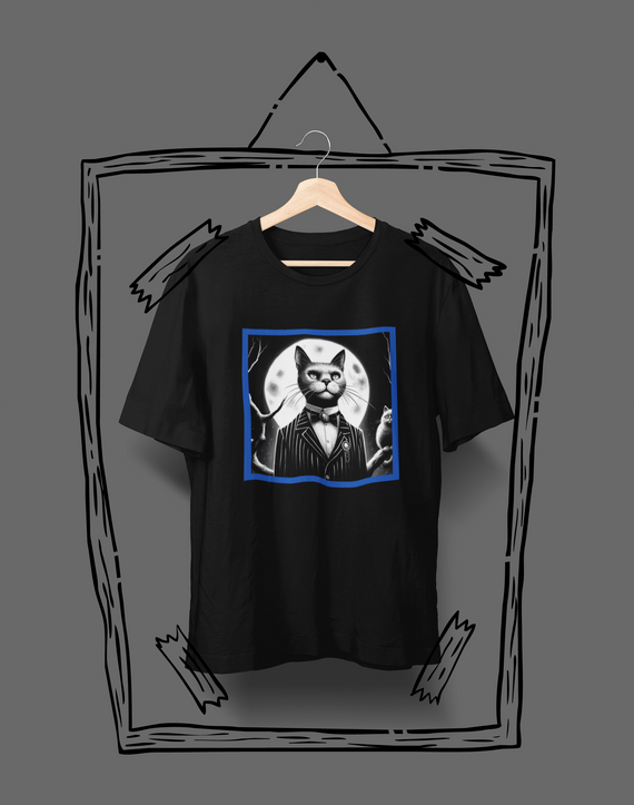 Camiseta Unissex - Gatomez Addams