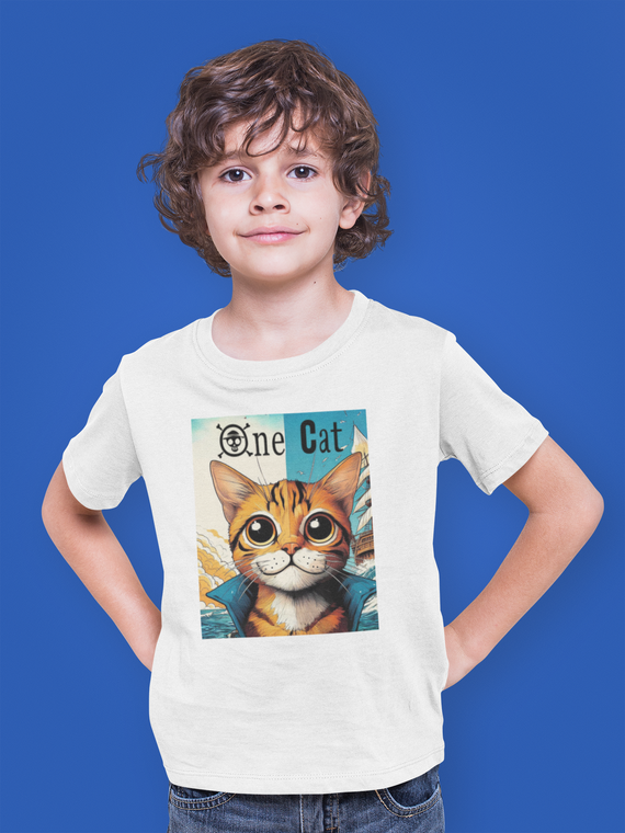 Camiseta Infantil - One Cat