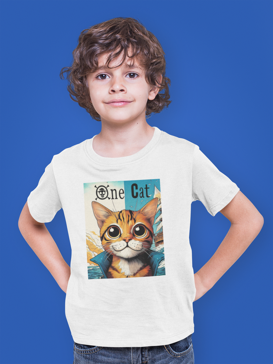 Nome do produto: Camiseta Infantil - One Cat