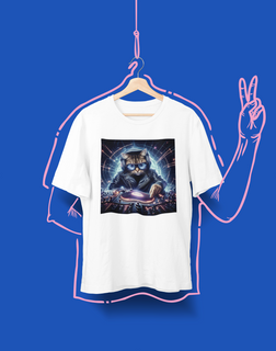 Camiseta Unissex - Gato DJ