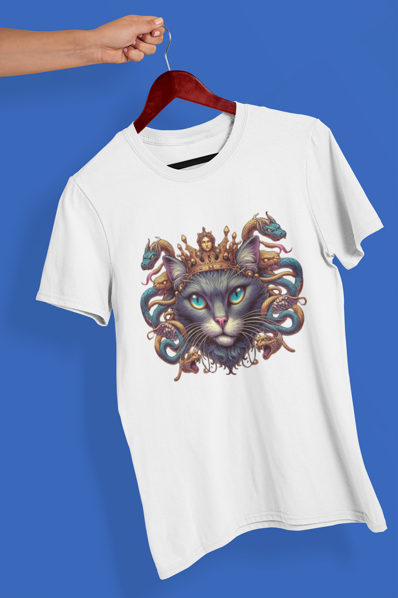 Nome do produto: Camiseta Unissex - Gata Medusa