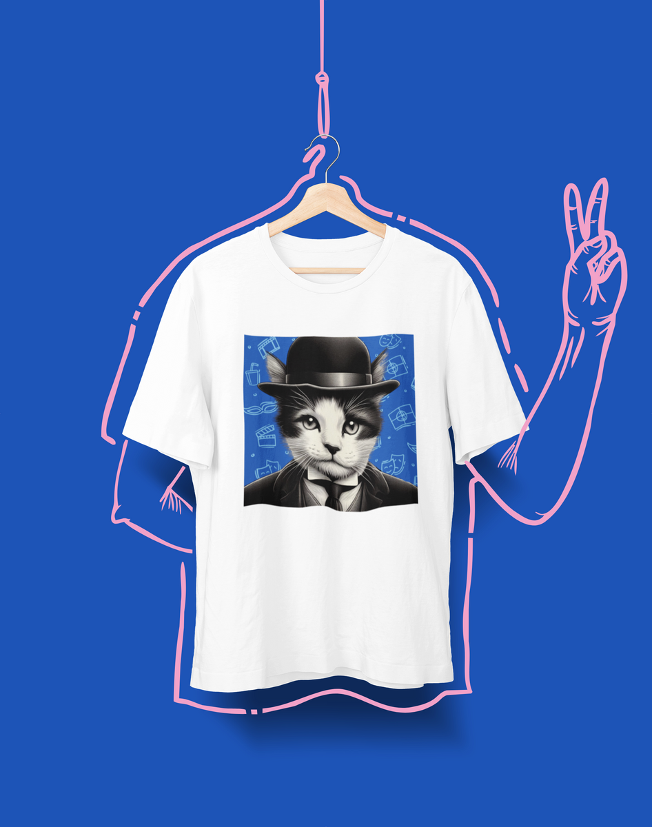 Nome do produto: Camiseta Unissex - Cat Chaplin