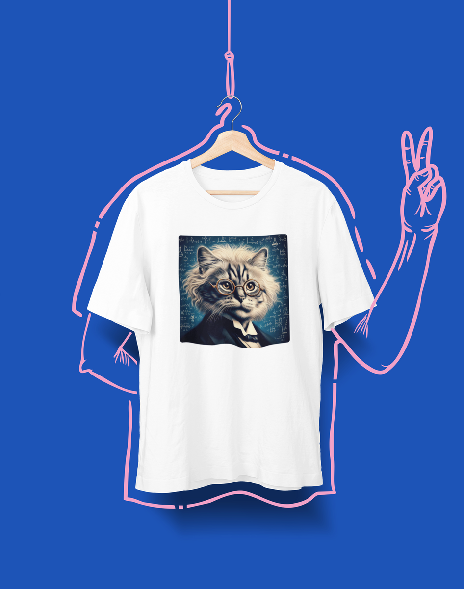 Nome do produto: Camiseta Unissex - Cat Einstein