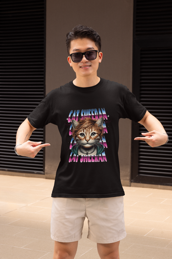 Camiseta Unissex - Cat Sheeran 