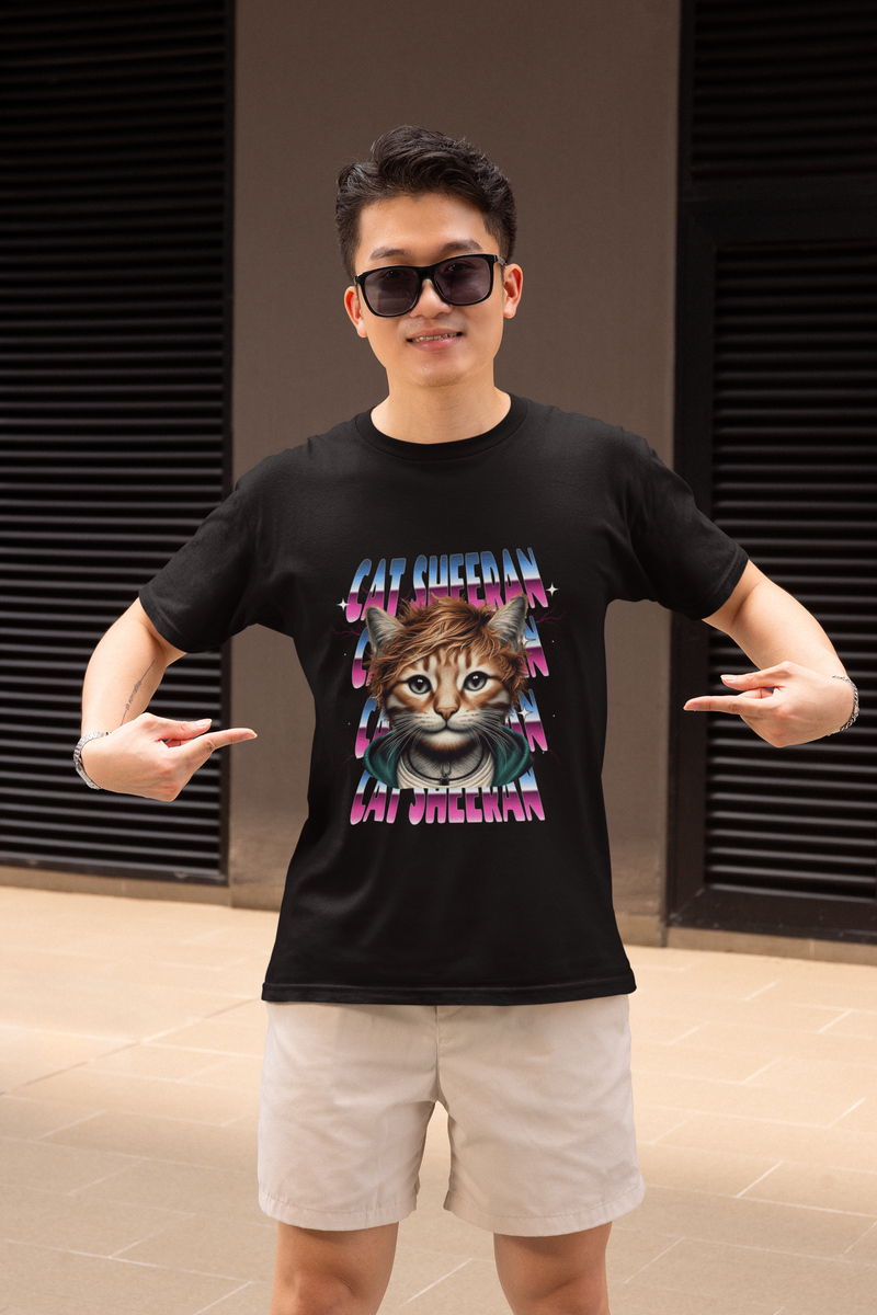 Nome do produto: Camiseta Unissex - Cat Sheeran 