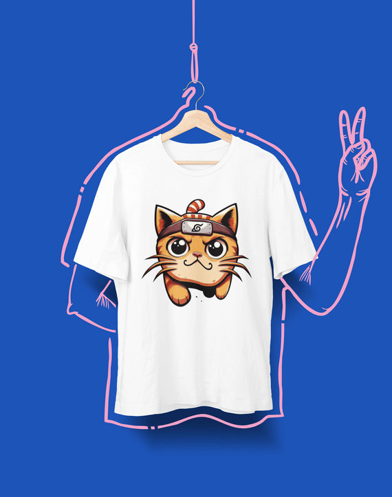 Camiseta Unissex - Gato Naruto